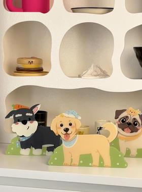 原创宠物摇头摆件电动摇头可定制双层不透光车载摆件