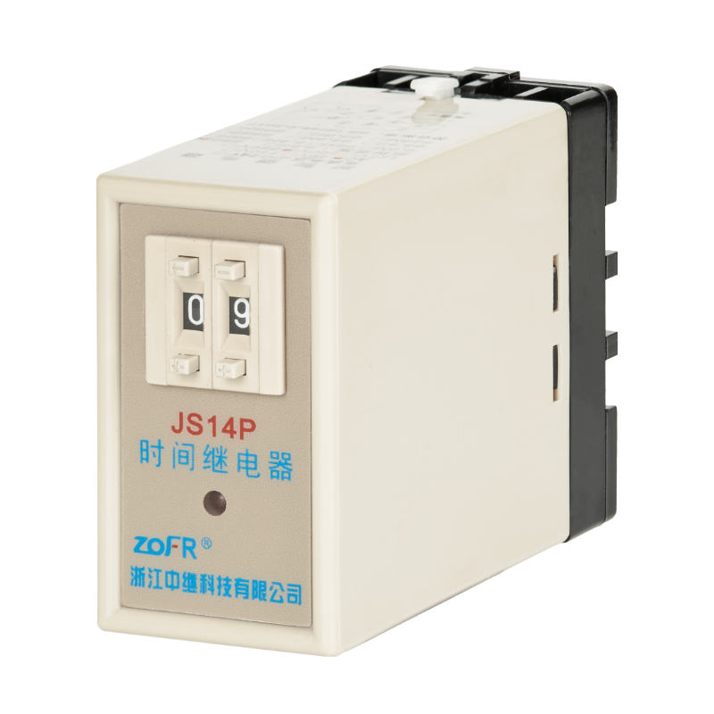 时间继电器 数字式JS14P二位调节JS14P 3位 AC220V 380V DC24V - 图0