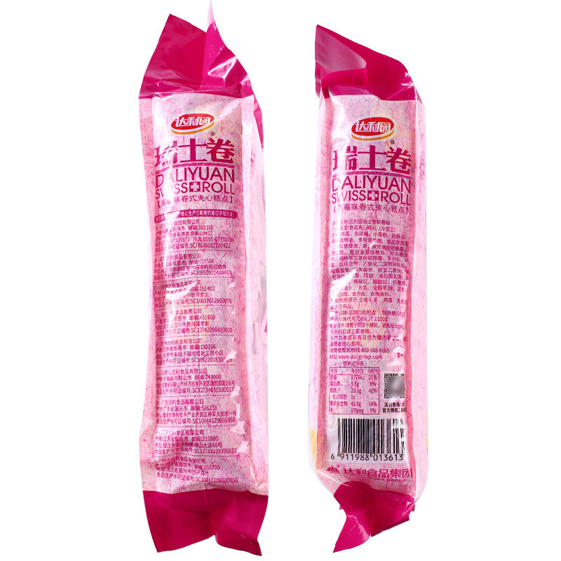 达利园240g/袋12枚多口味瑞士卷 恬品汇食品西式糕点