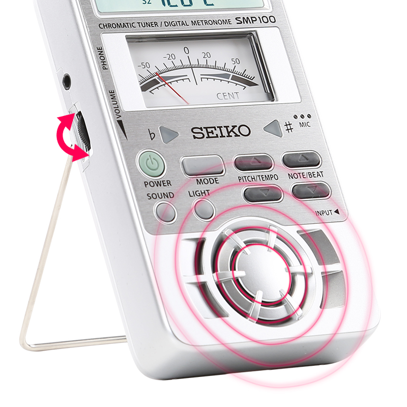seiko精工律动专卖店日本精工SEIKO钢琴调音器专业调律音准仪小提琴萨克斯专用校音器3