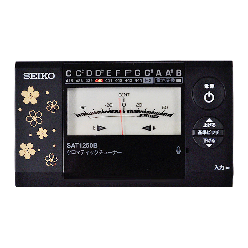 seiko精工律动专卖店日本精工古筝调音器小提琴专用校音器管乐器萨克斯钢琴通用调音表0
