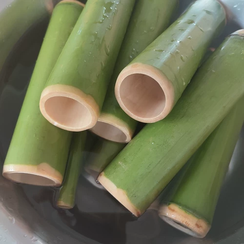 Pure Natural Bamboo -Tube Rice Prymplings плесени артефакты Домохозяйство Коммерческое ночное рынок Специальный свежий бамбук, чтобы сделать бамбуковый клейкий рис с бамбуковой трубкой