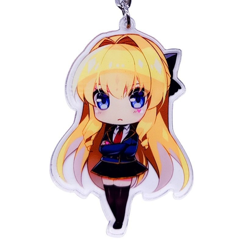 透明亚克力钥匙扣DIY 创意动漫周边卡通人物挂件明星人形立牌,淘宝优惠券,粉丝福利购,淘宝优惠卷