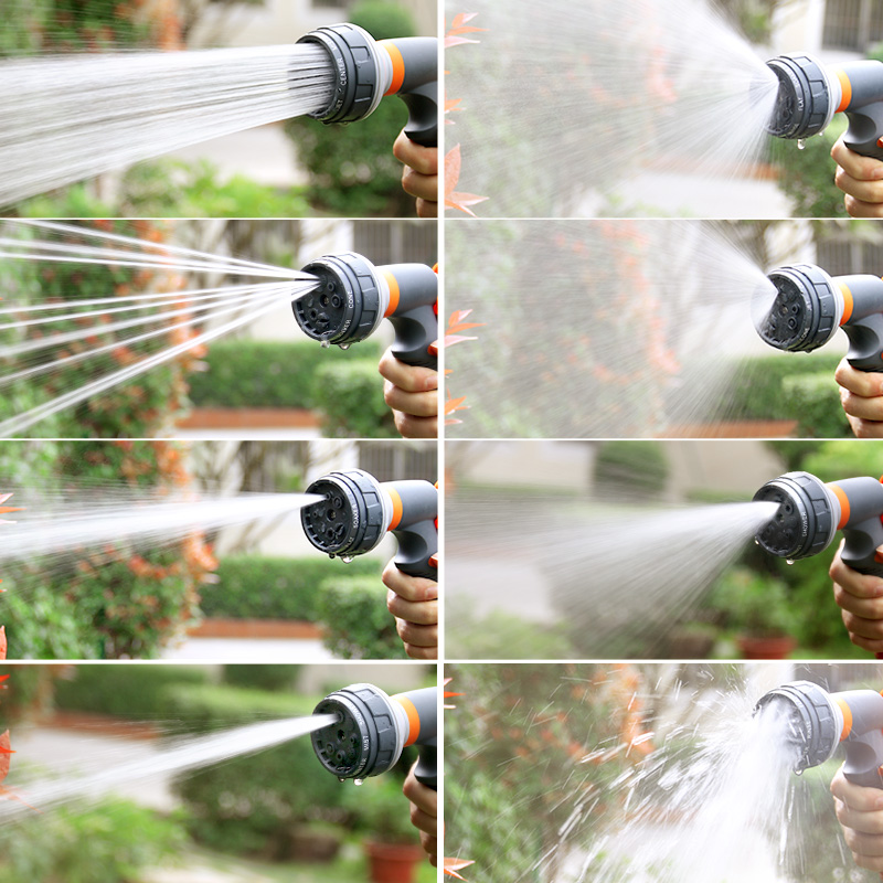 多功能园艺家用浇花喷头洗车水枪花洒浇水喷枪水管软管喷水喷雾器