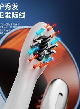红光防脱育发上药导入仪健发梳子红外光生发仪器头皮头部帽850nm