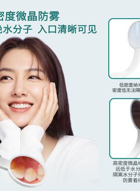 口腔镜牙医齿内窥看牙镜子牙科带灯家用自己防雾LED放大检查工具