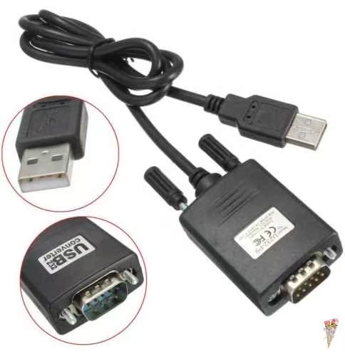 Fahion RS232 Serial to USB 2.0 Cable Adapter Converter 适用 - 图1