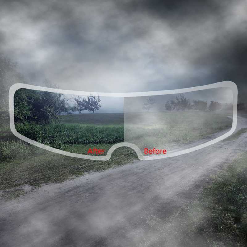 Clear Anti-Fog Patch Film Motorcycle Helmet Screen Lens Univ - 图1