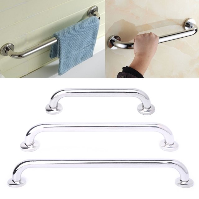 30/40/50cm Stainless Steel Bathroom Tub Handrail Grab Bar Sh - 图3