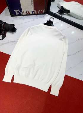 Brand Design Winter Men's Sweater Hot Drill Skull Fashion Kn