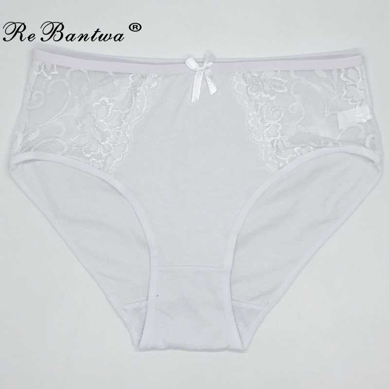 1 Piece Plus Size XXL 3XL 4XL 5XL Briefs Women Cotton Underw - 图3