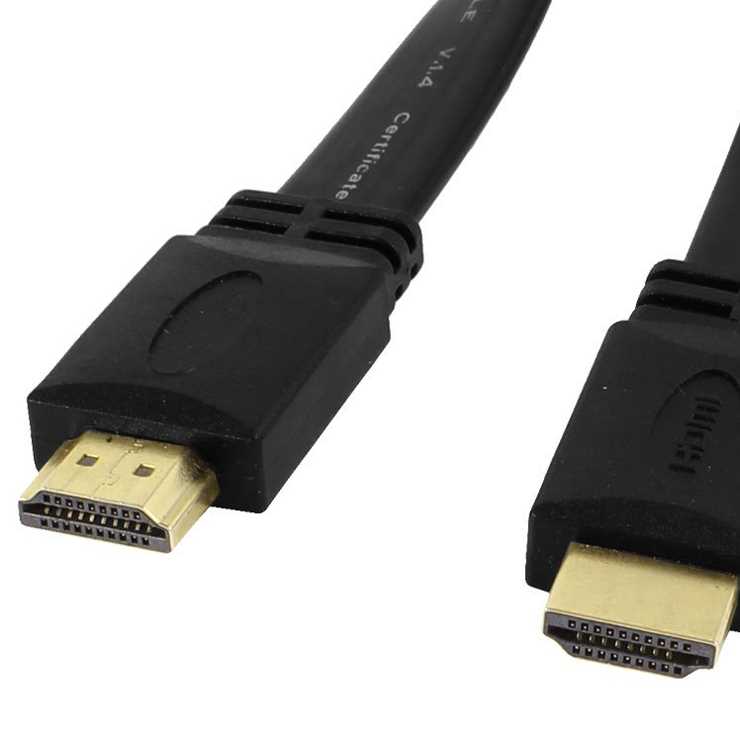 30cm 1.4V High Speed 1.4a HDMI Video Audio Flat Cable M/M 10 - 图0