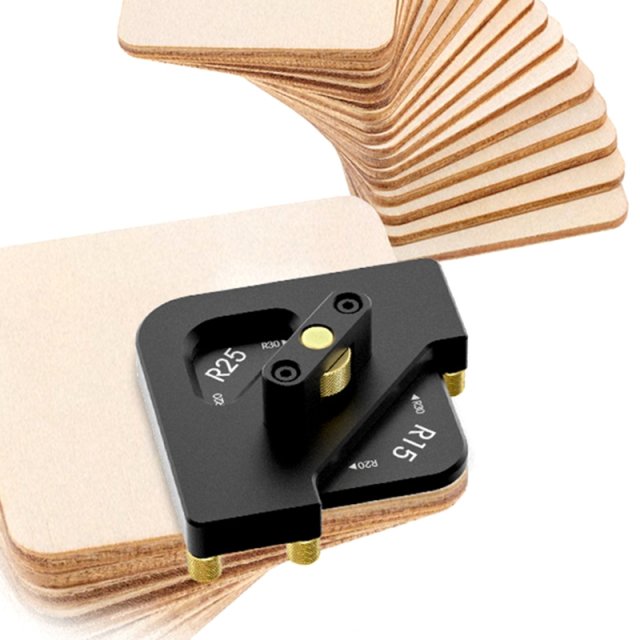Woodworking Fillet Chamfer Template Quick Change R Angle Arc - 图1