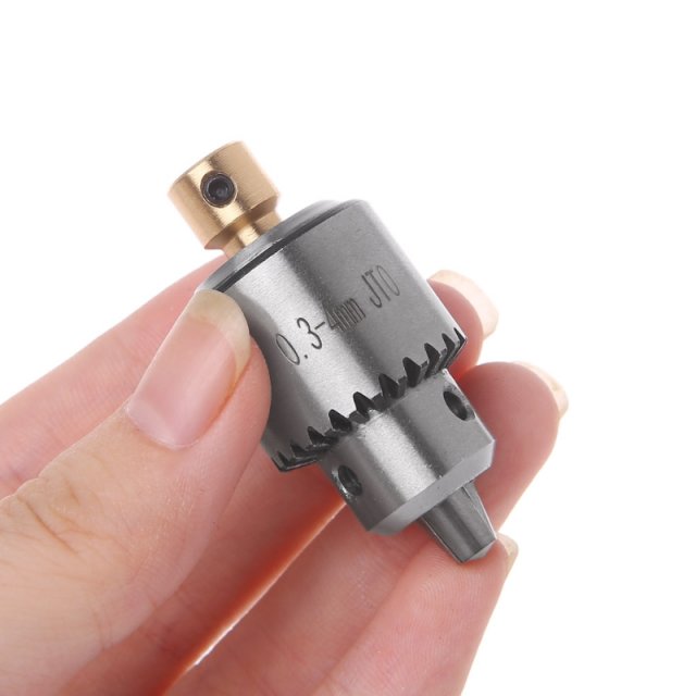 Micro Motor Drill Chuck Clamp 0.3-4mm With Key 3.17mm Shaft - 图3