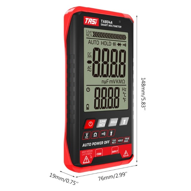 2022 New TA804A Dgital Smart Multimeter True Rms 6000 Counts-图1