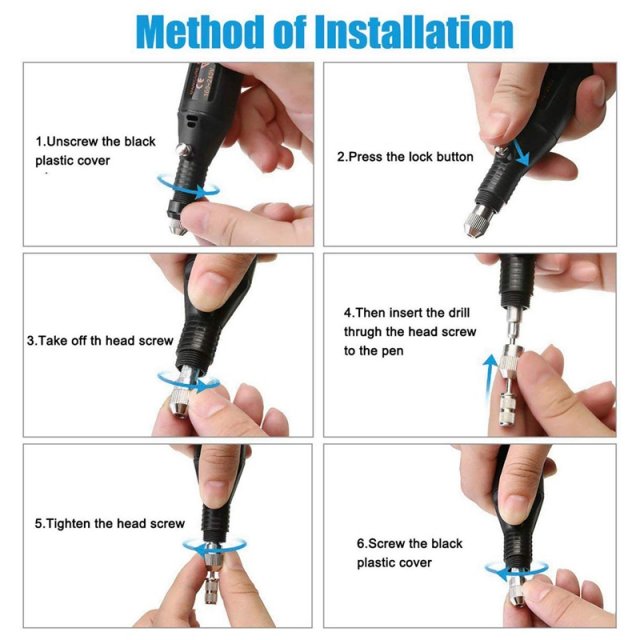 Electric Engraver Pen,Engraving Tool Kit For Metal Glass Sto-图2