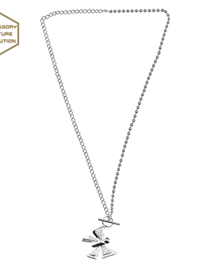 埃斯意acechoose拼接女蝴蝶项链