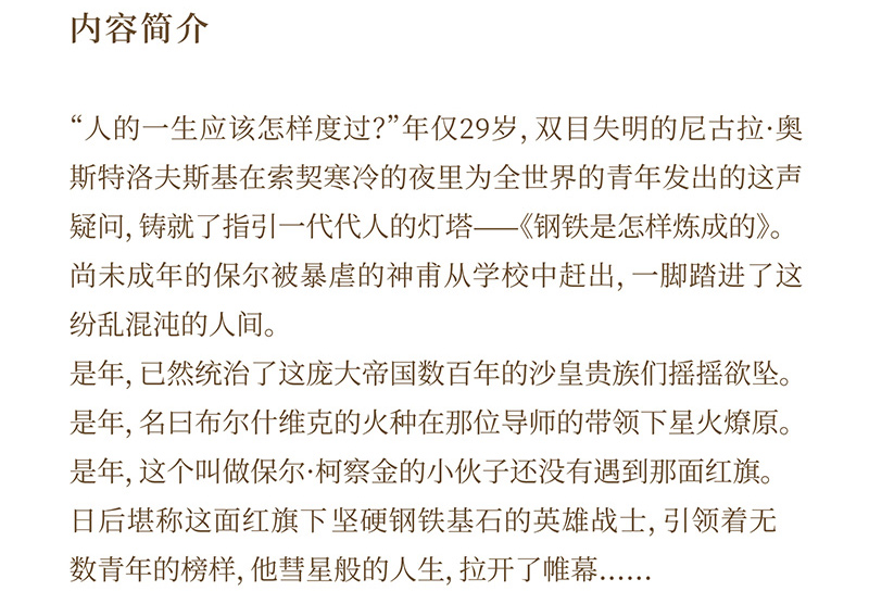 钢铁是怎样炼成的 课外读物 奥斯特洛夫斯基 俄国长篇小说 苏联文学 世界名著 课外读物 果麦文化出品 - 图2