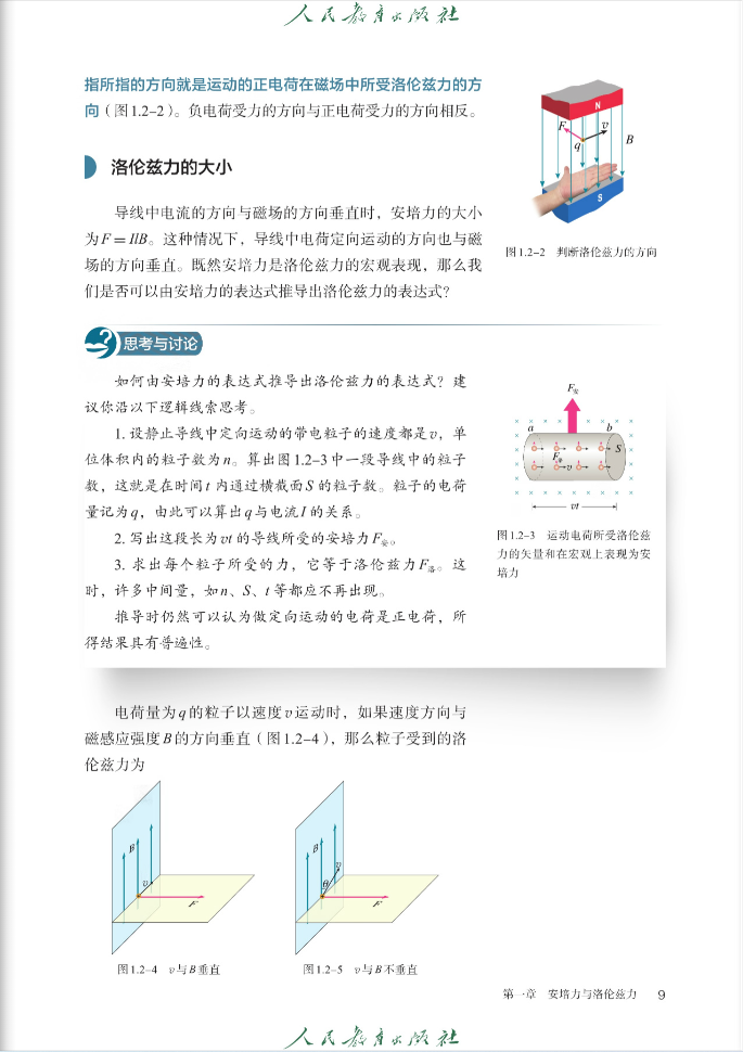 正版新版人教版普通高中物理选择性 必修第二册教材课本教科书选择性必修第2册人民教育出版社物理选修二选修2物理书人教部编版 - 图1