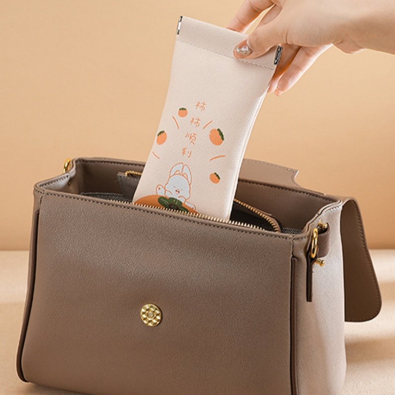 便携眼镜袋太阳镜墨镜收纳袋子防压便捷绒布袋自动闭合弹片收纳包,淘宝优惠券,粉丝福利购,淘宝优惠卷