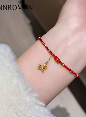 小金马红色手链高级轻奢