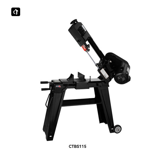 呲铁新品CTBS115锯床带锯机小型家用木工台式不锈钢金属切割工具 - 图1