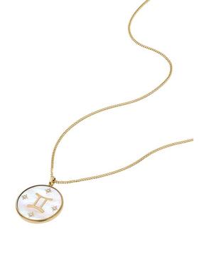 代购Fossil/化石女士金属感 polishing工艺锁扣可调节项链