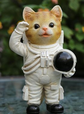 户外花园庭院卡通小猫景观雕塑