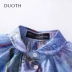 DUOTH Dot Girls Áo mùa hè Thin Kids Tops Quần áo búp bê Trẻ em Cotton Áo sơ mi ngắn tay - Áo sơ mi