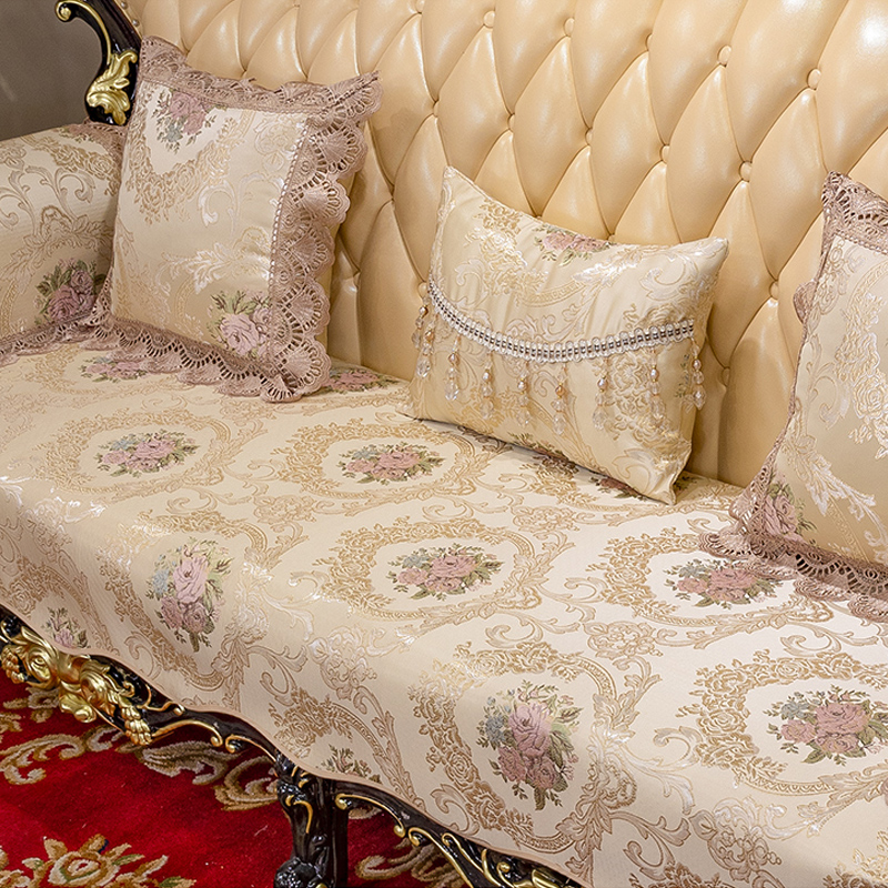 欧式沙发垫套四季通用布艺高档奢华靠背巾贵妃客厅123组合全罩盖