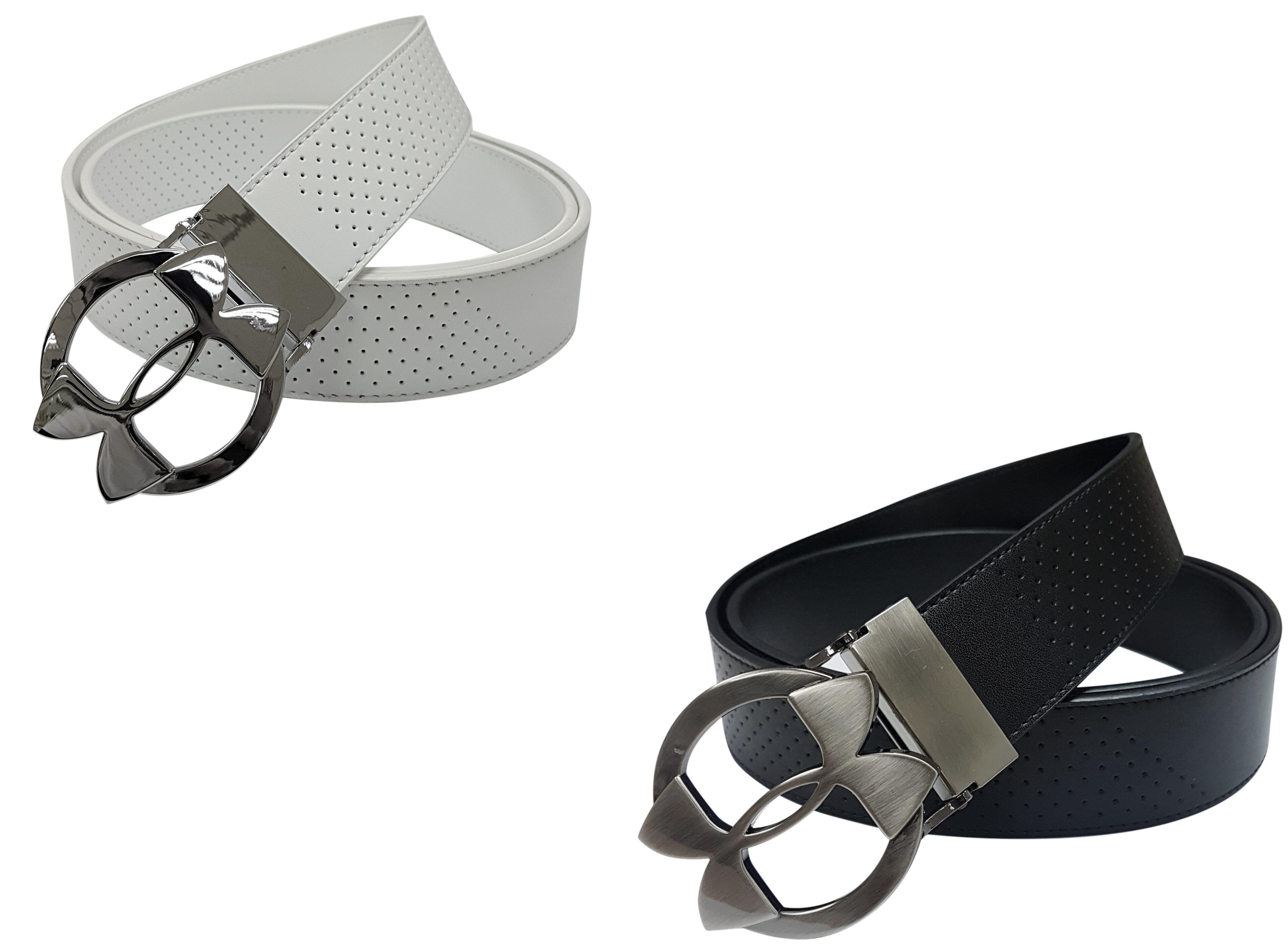 新款高尔夫头层牛皮运动裤带 男女休闲百搭潮流裤带 高尔夫裤腰带