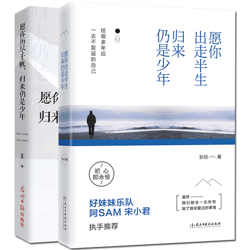 正版共2册愿你出走半生归来仍是少年+你历尽千帆归来仍是少年宋小君散文随笔青春励志书文学心灵与修养走出悲伤自我实现励志-图0