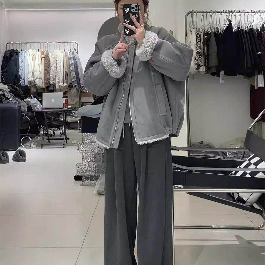 LILY MOST时尚毛绒一体保暖外套2025冬季新款百搭休闲夹克棉服女,淘宝优惠券,粉丝福利购,淘宝优惠卷