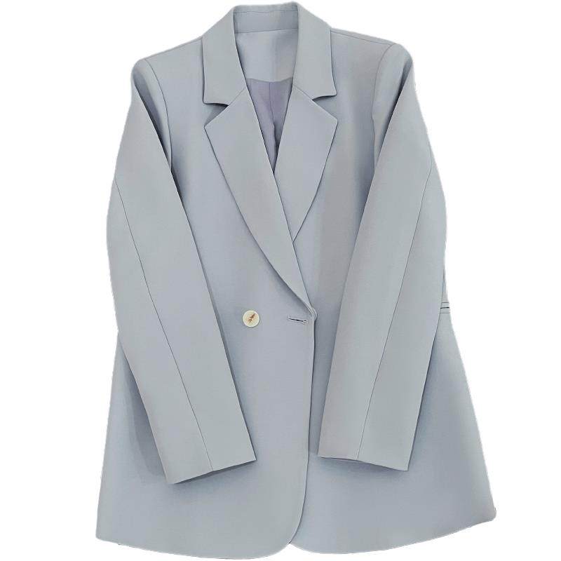 LILY MOST蓝色西装外套女新款设计感气质小众时尚潮流西服,淘宝优惠券,粉丝福利购,淘宝优惠卷