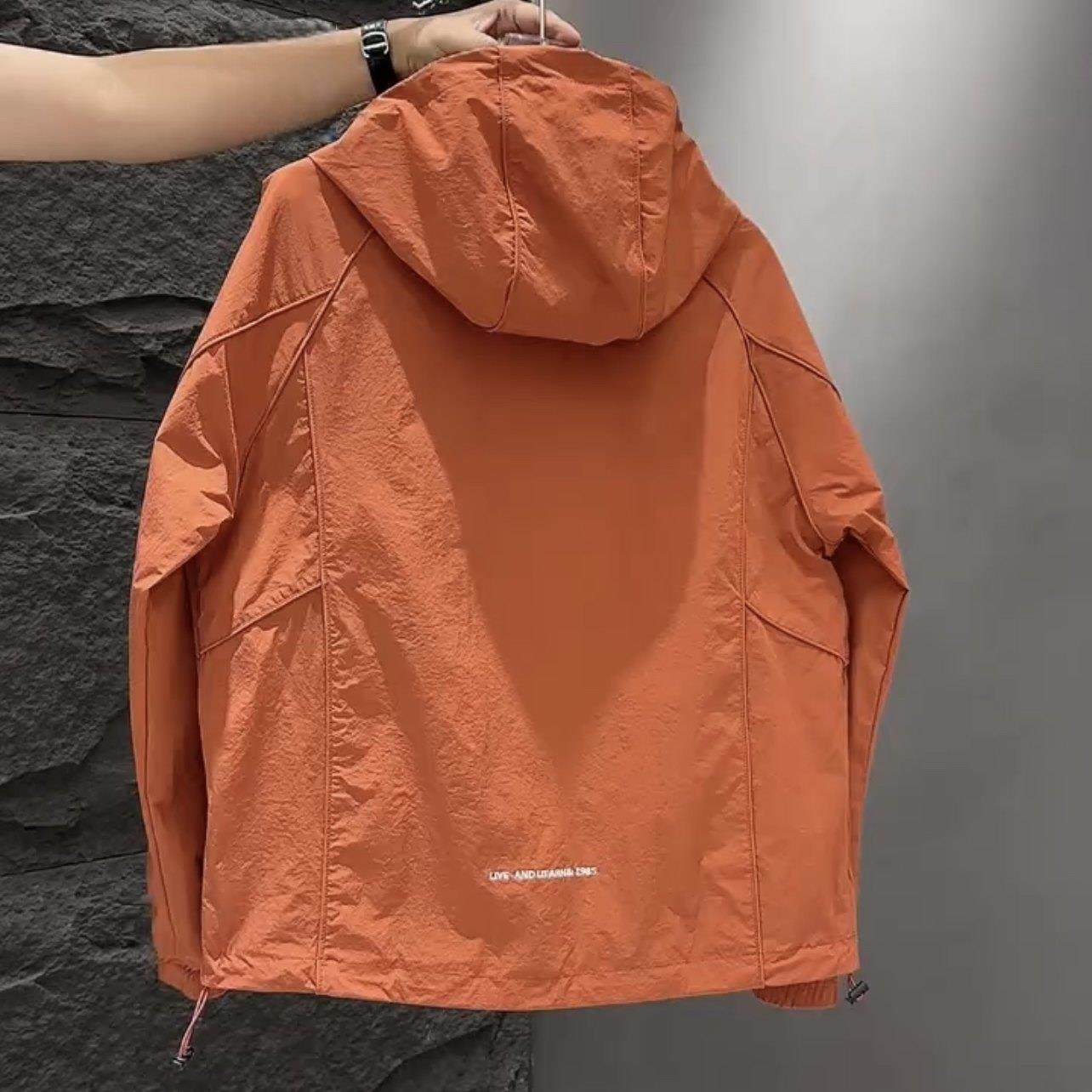 BellerLee秋季外套男士连帽冲锋衣新款潮流宽松工装夹克休闲男装,淘宝优惠券,粉丝福利购,淘宝优惠卷