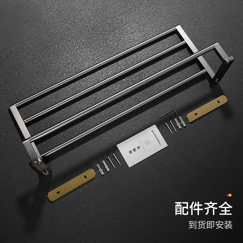 全铜高端艺术装修毛巾架浴巾架浴室卫生间置物架毛巾挂杆五金套装,淘宝优惠券,粉丝福利购,淘宝优惠卷