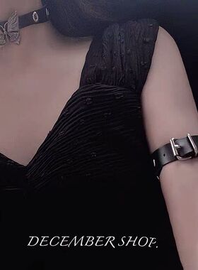 皮革Lolita朋克臂环手臂