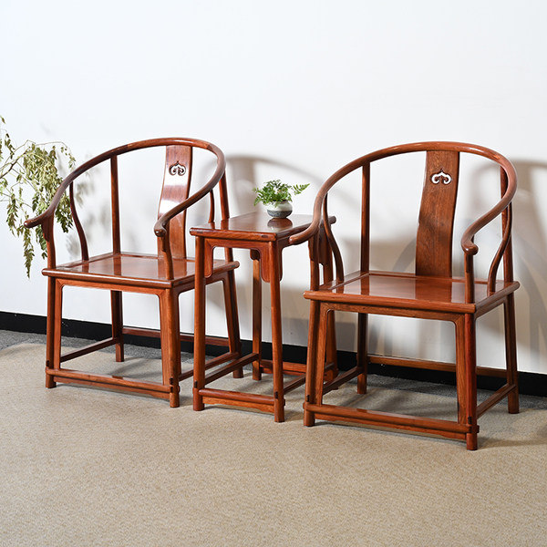 红木家具缅甸花梨木太师椅靠背椅 天猫优惠券领券 呼我淘