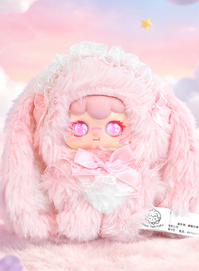 炫彩长耳兔盲盒少女心潮玩挂件
