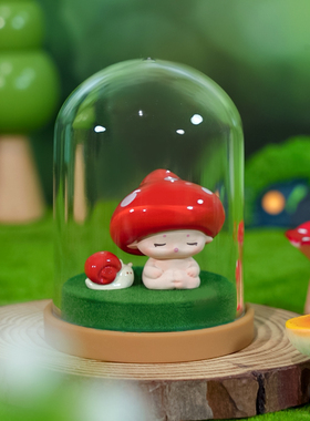 冥想森林小精灵盲盒治愈系摆件