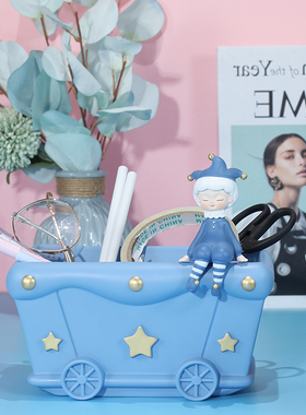 马戏团派对马车钥匙玄关收纳摆件