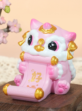 宝贝故事手机支架桌面祈福摆件