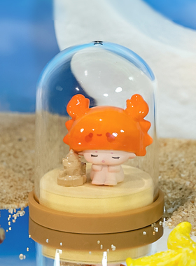 海豚海螺盲盒微景观桌面摆件