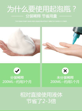 艾文热烫定型水发泡用打泡瓶