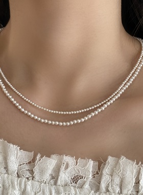 奥地利施家珍珠锁骨链