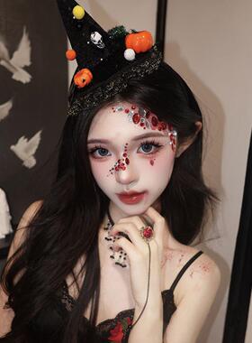 Adult witch hat, spider headband, pumpkin hat成人巫婆帽蜘蛛