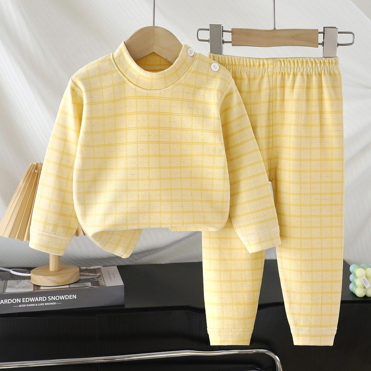Children's home clothes set autumn and winter men's clothing