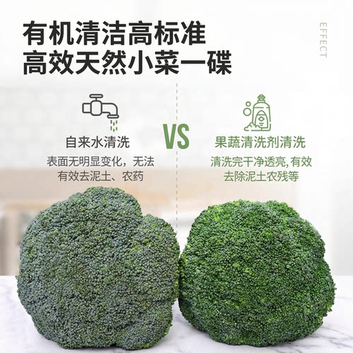 Almawin德国进口有机果蔬清洁剂洗水果蔬菜除菌清洗果蔬净500ml*3 - 图0
