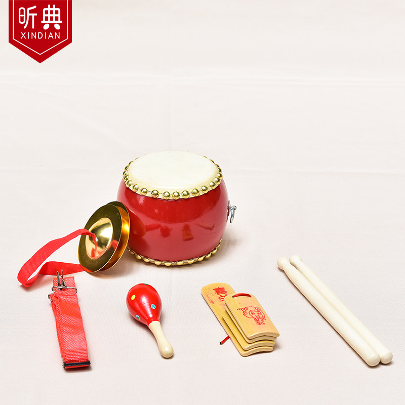 5/6/7/8/9/10寸牛皮鼓儿童玩具鼓打击乐器敲打鼓手敲鼓幼儿园小鼓,淘宝优惠券,粉丝福利购,淘宝优惠卷