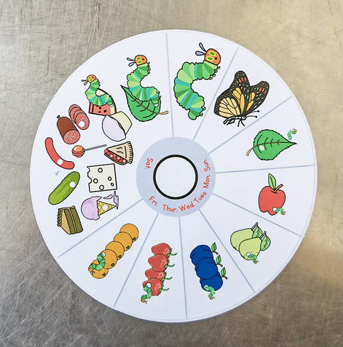 好饿的毛毛虫HungryCaterpillar绘本卡片玩幼儿启蒙教具廖彩杏荐 - 图0